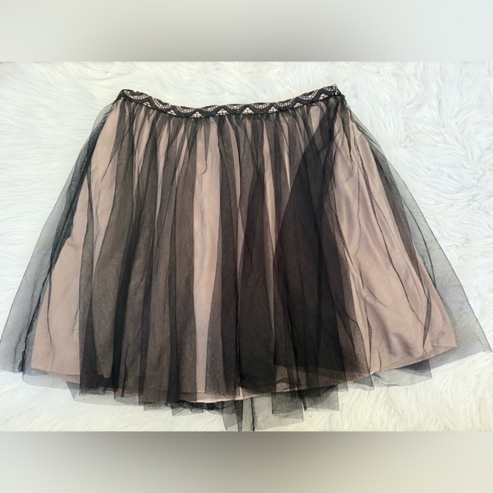 My Michelle Lace Overlay Skirt